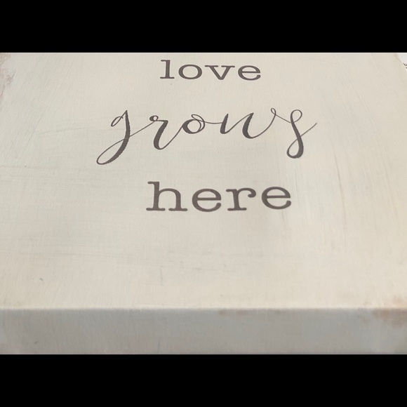 NEW "Love Grows Here" canvas wrapped wall art - Picture 4 of 5